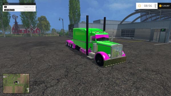 Peterbilt 10×10 colored Truck 3