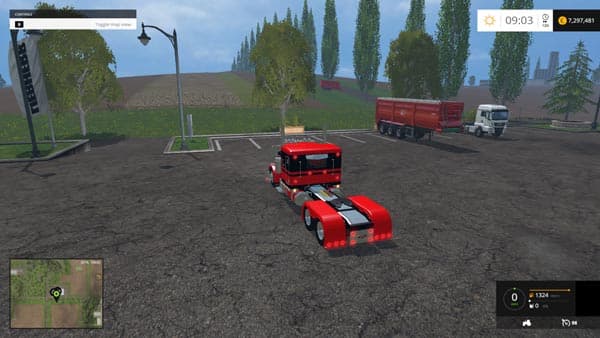 Peterbilt Flat Top truck 2