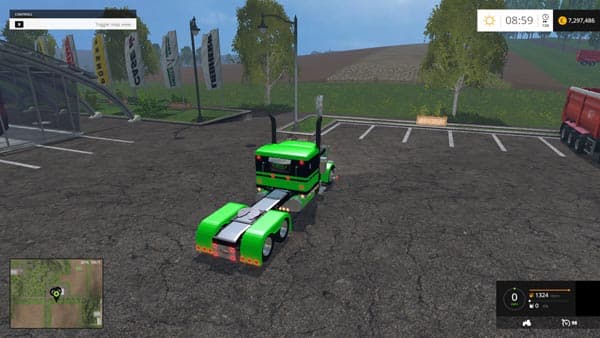 Peterbilt Green Flattop 2