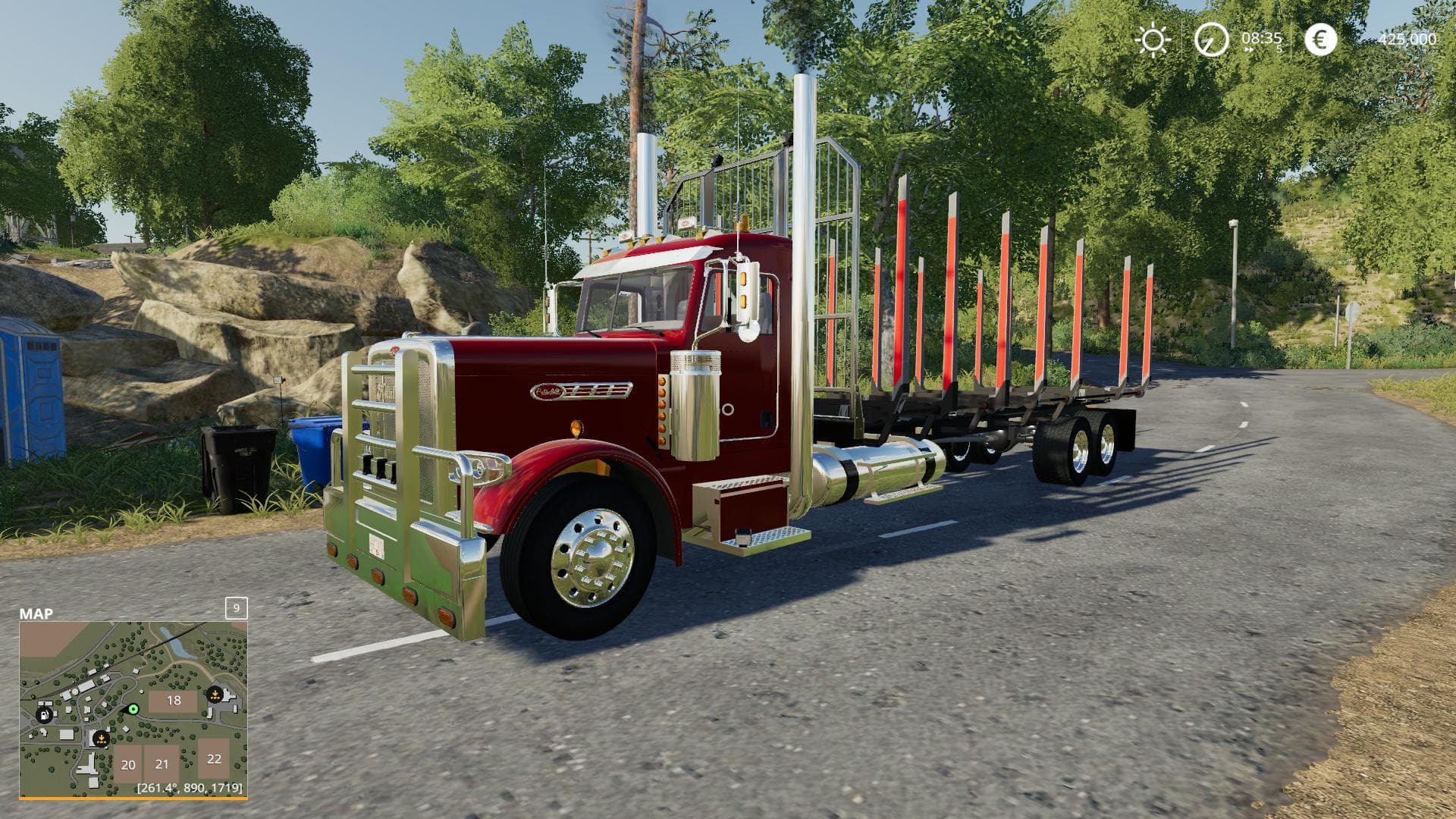 Peterbilt log truck 3