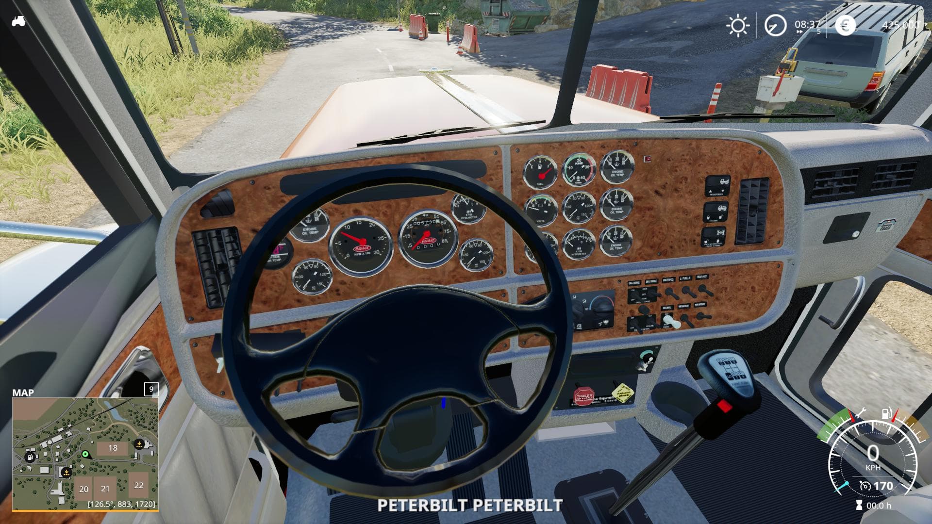 Peterbilt log truck