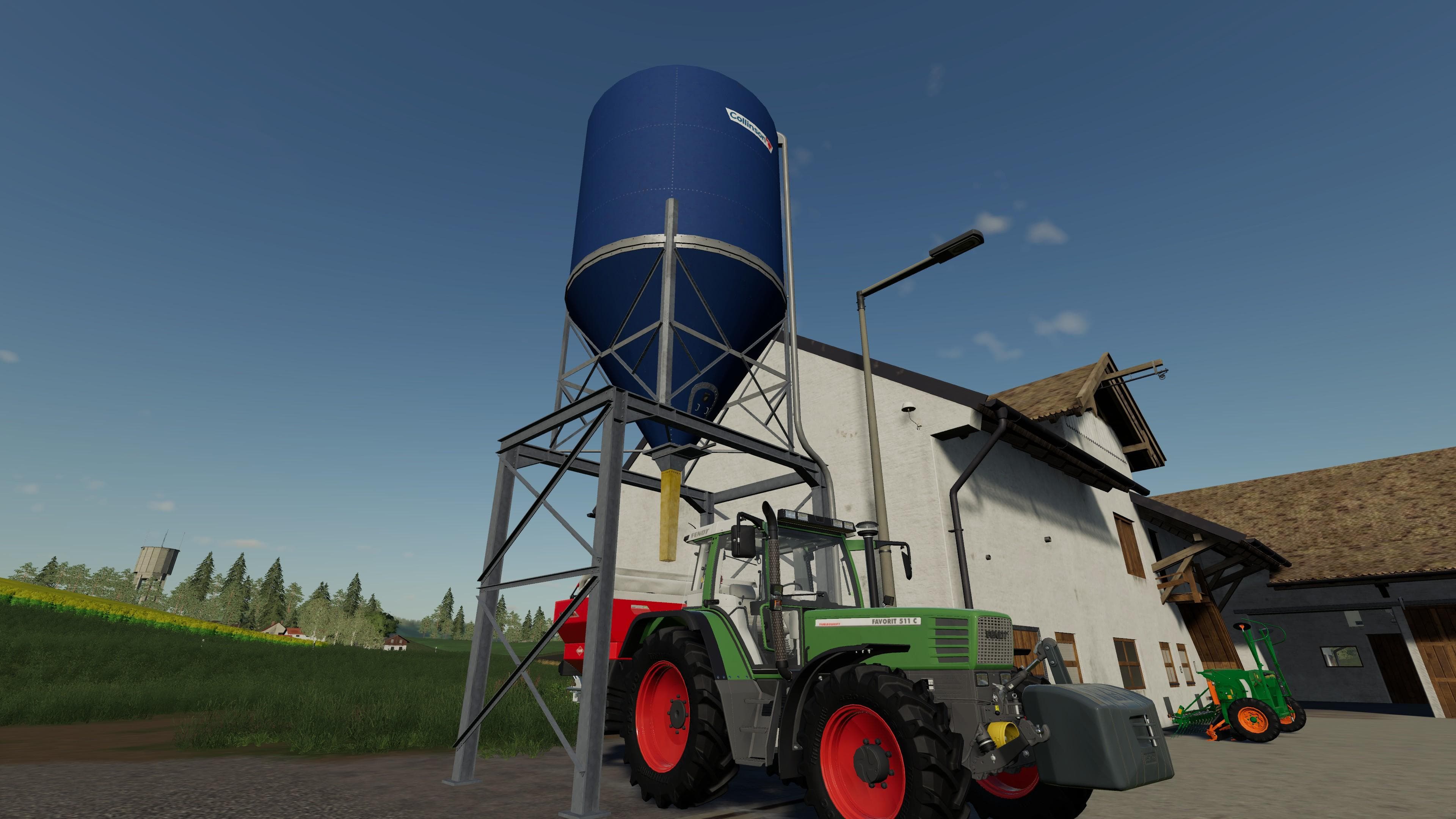 Placable fertilizer silo 3