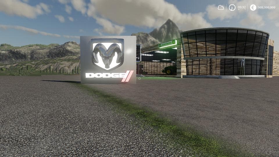 Placeable Dodge Sign
