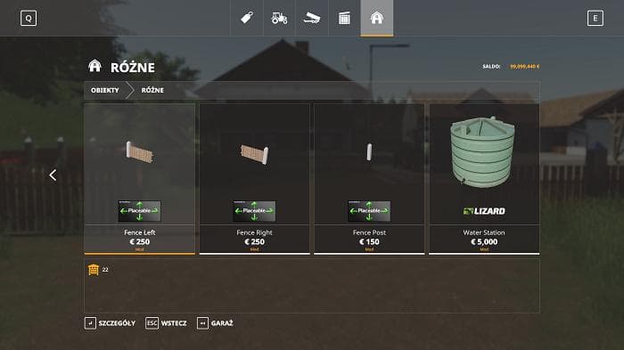 Placeable Fence Set 2