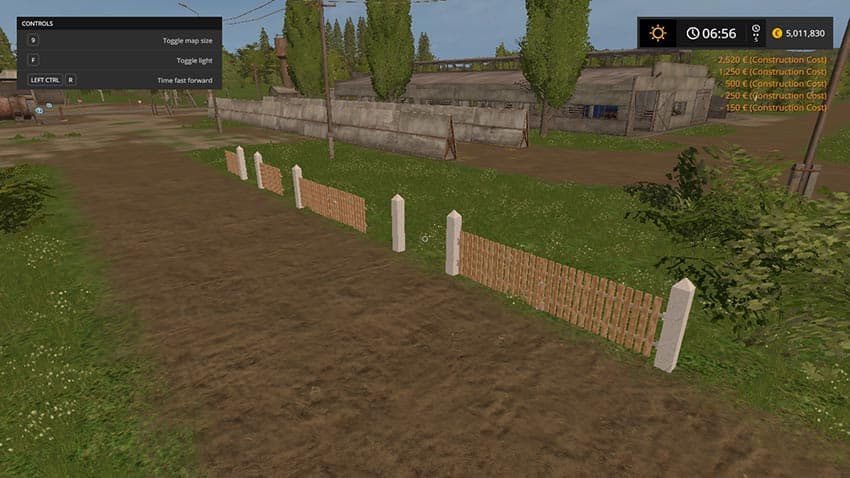 Placeable Fence Set