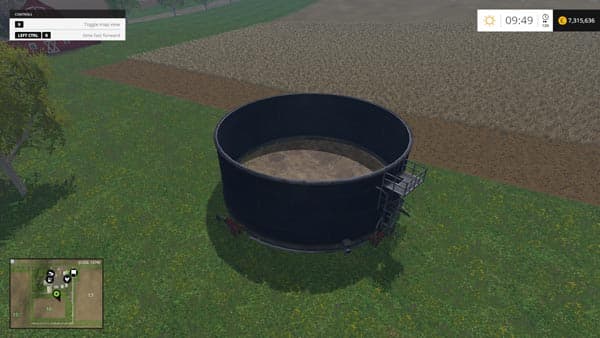 Placeable Liquid Manure Storage