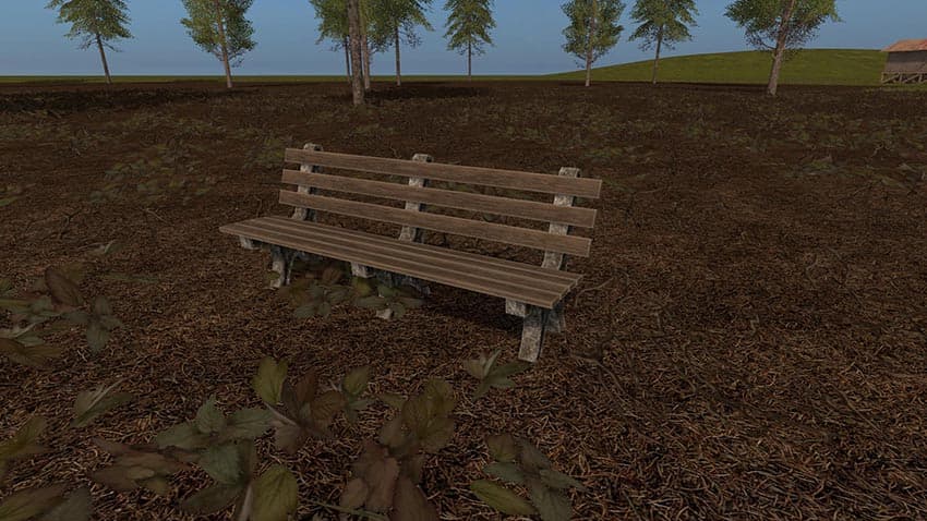 Placeable Park Bench