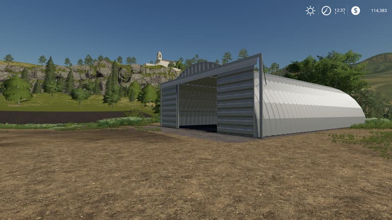 Placeable Quonset Shed 2