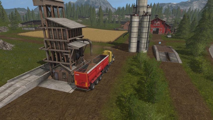 Placeable WoodChip Storage [MP] 2