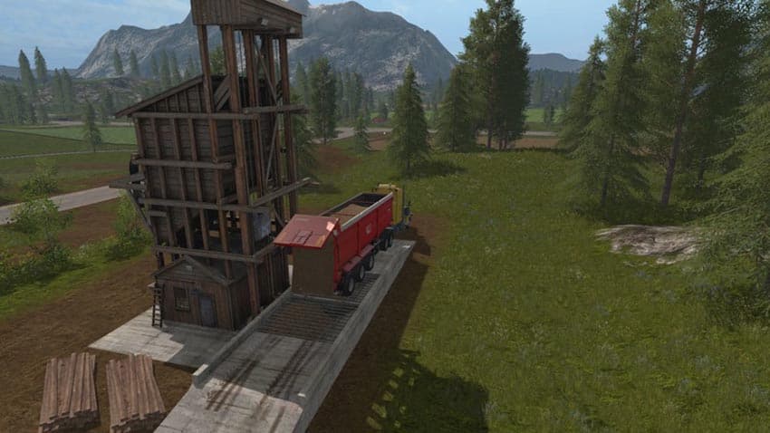 Placeable WoodChip Storage [MP]