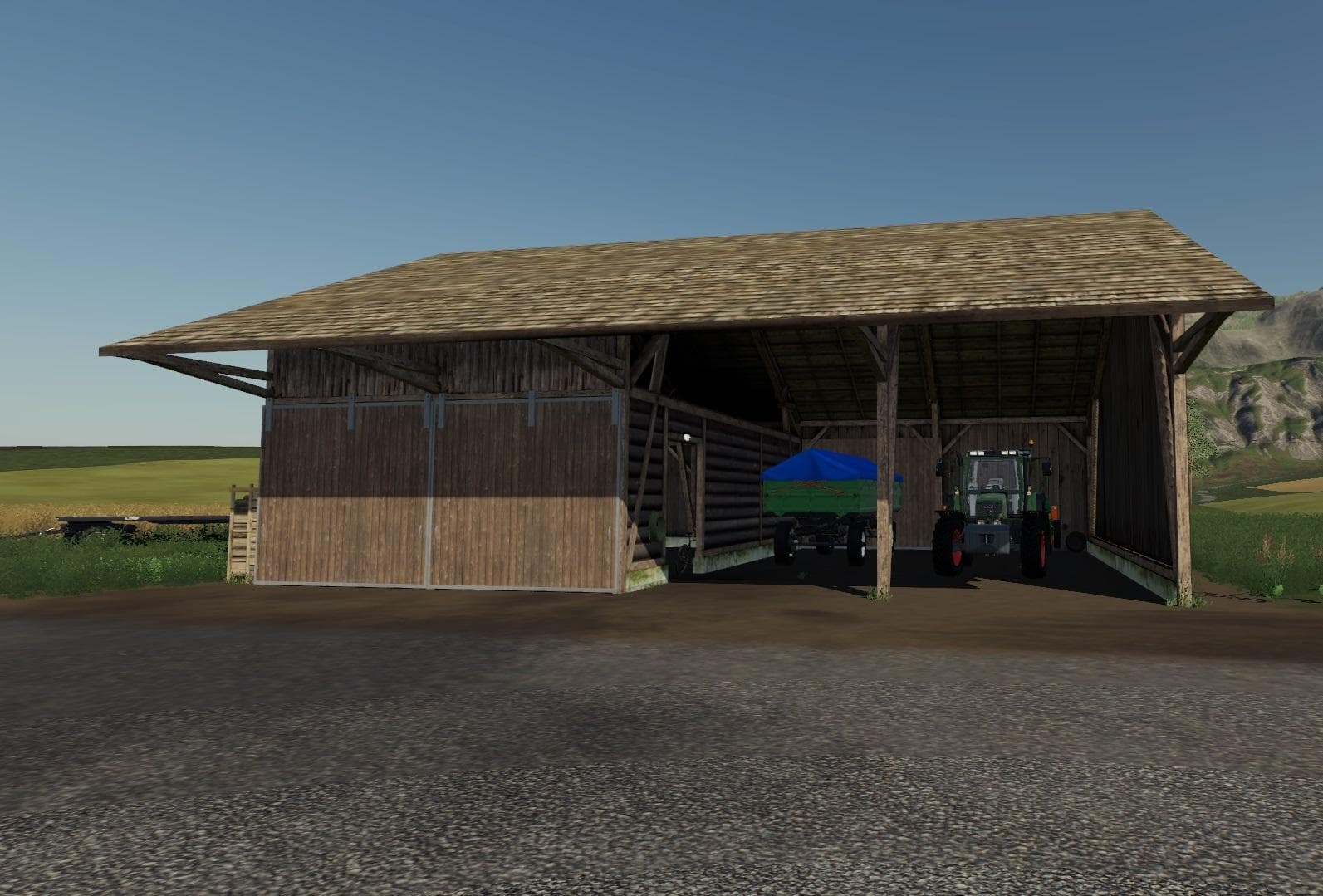 Placeable barn