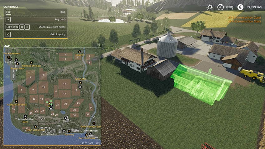 Placeable buildings DE set01 without ground-leveling 3