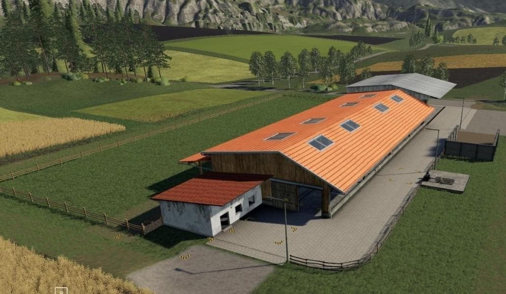 Placeable cow pasture / dairy farm