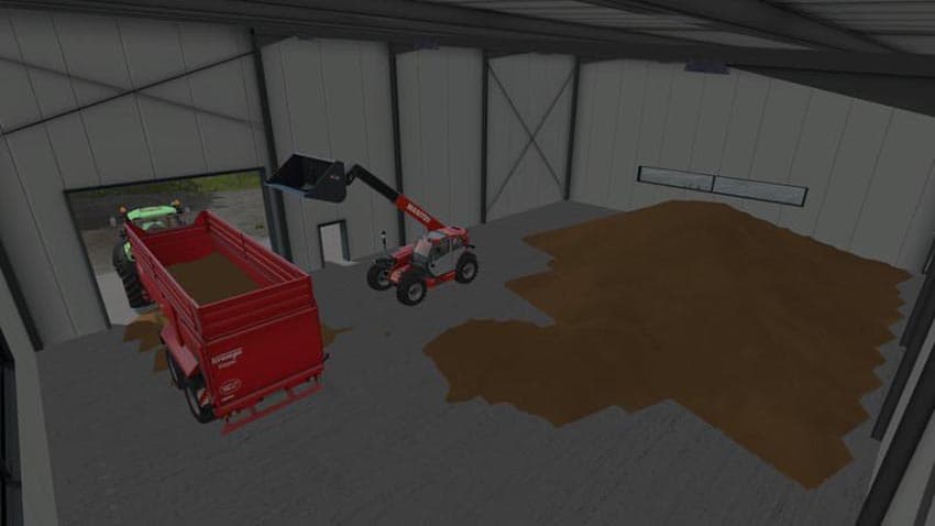 Placeable industrial hall