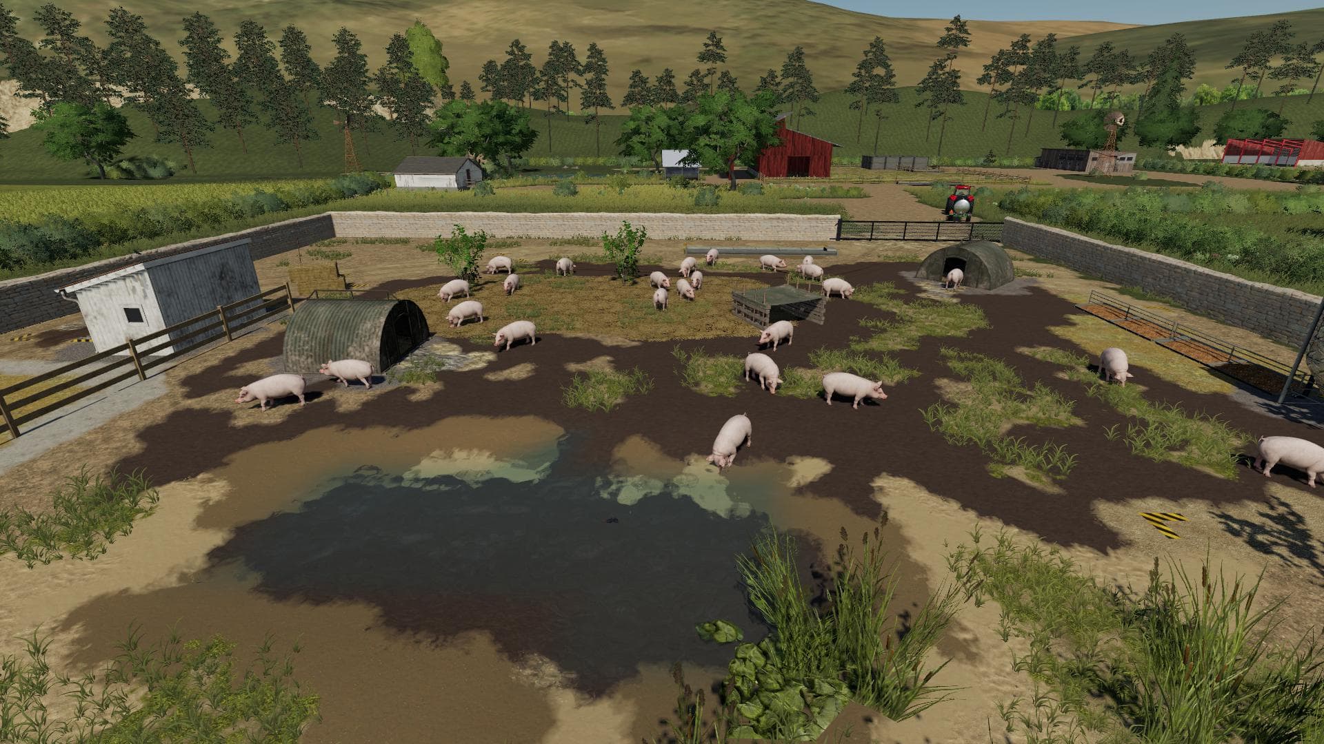 Placeable open Pig Area 2