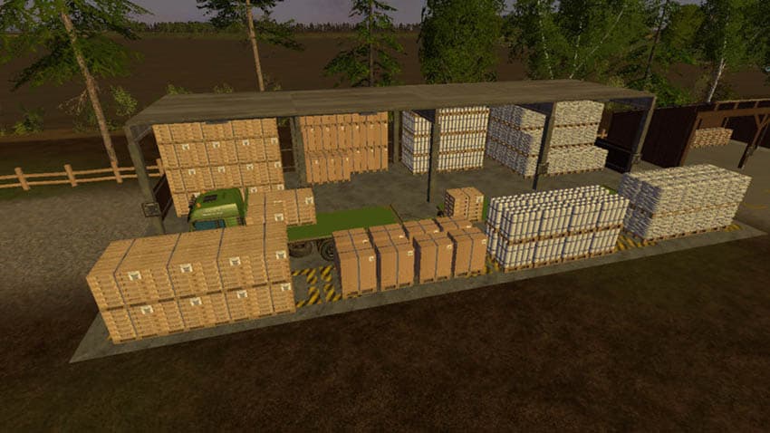 Placeable pallet warehouse for the Nordfriesische Marsch [SP]