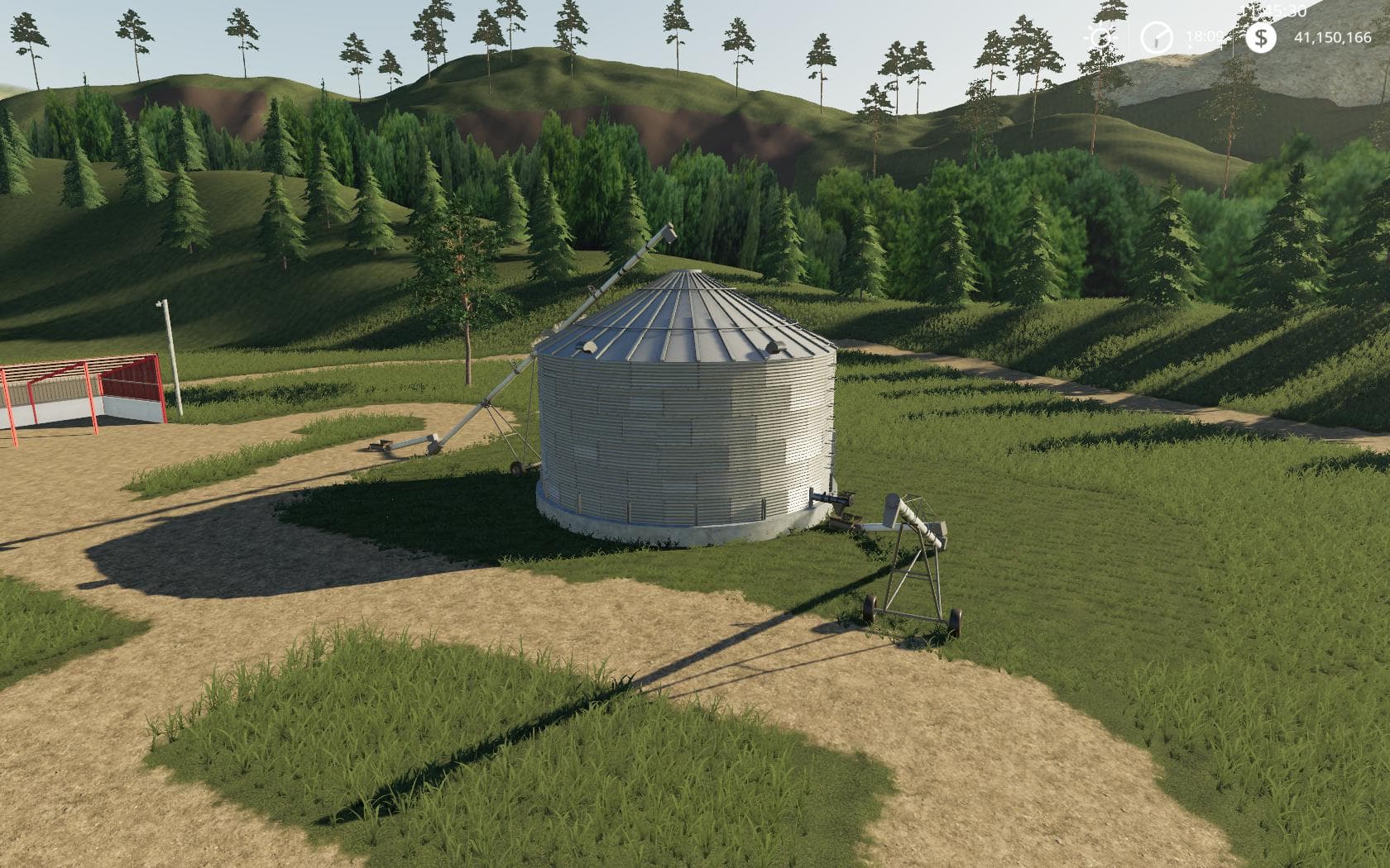 Placeable single grain silo 3