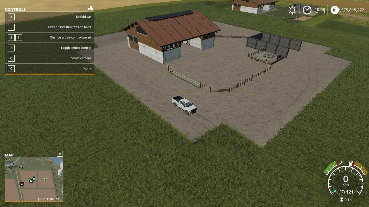 Placeable small cow yard