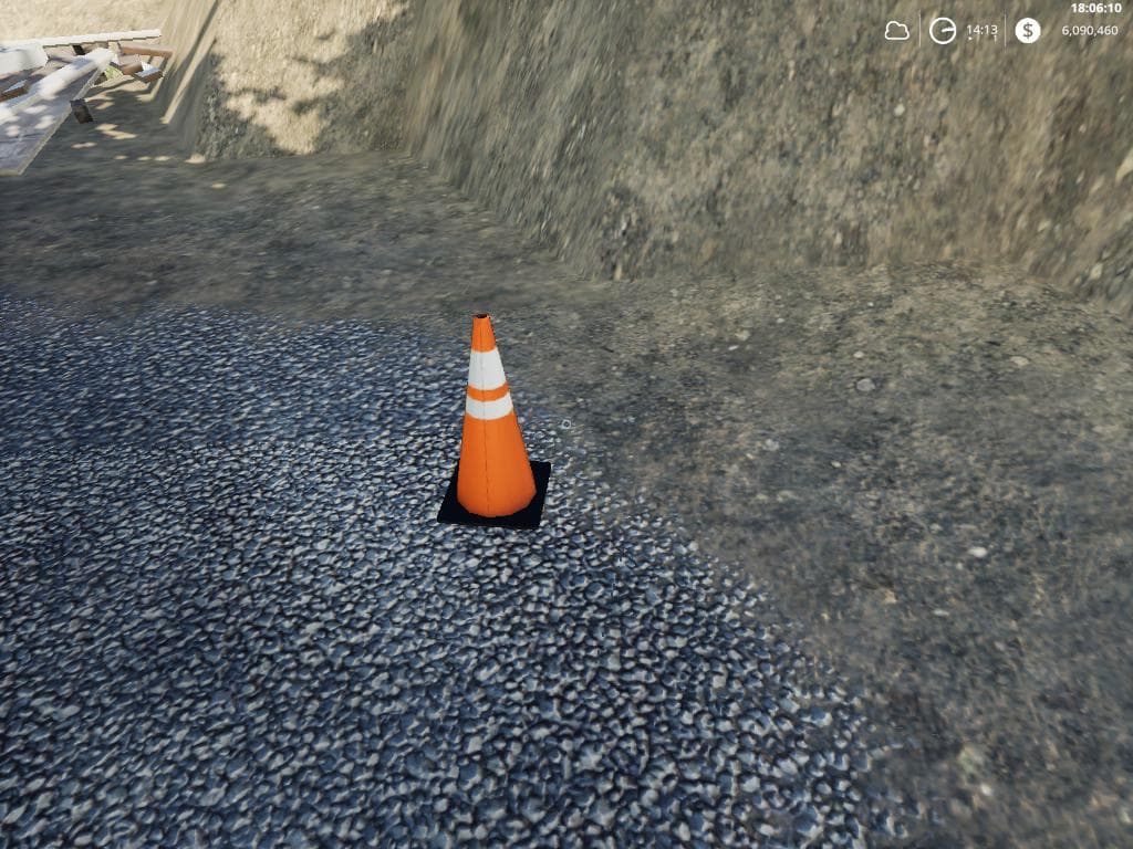 Placeable traffic cones 3