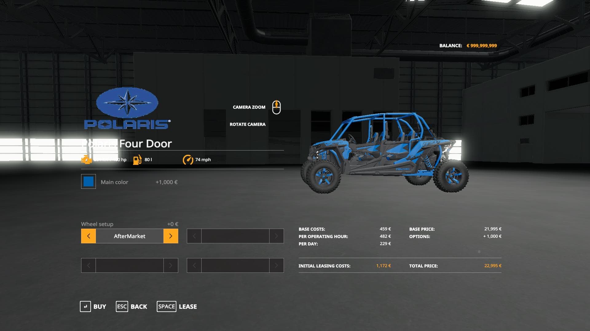 Polaris RZR Turbo 1000