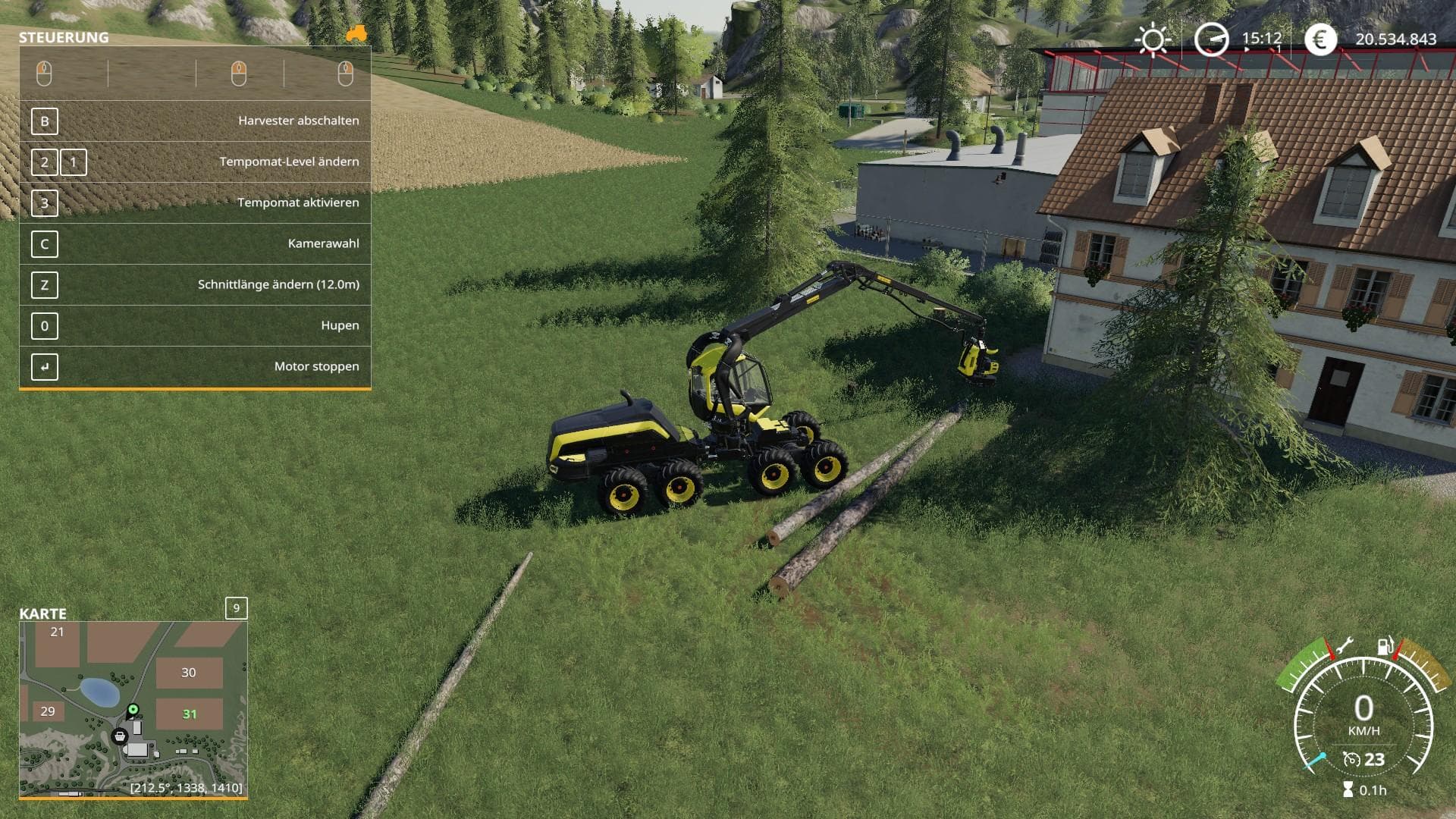 Ponsse Scorpion King 12m Cut 2