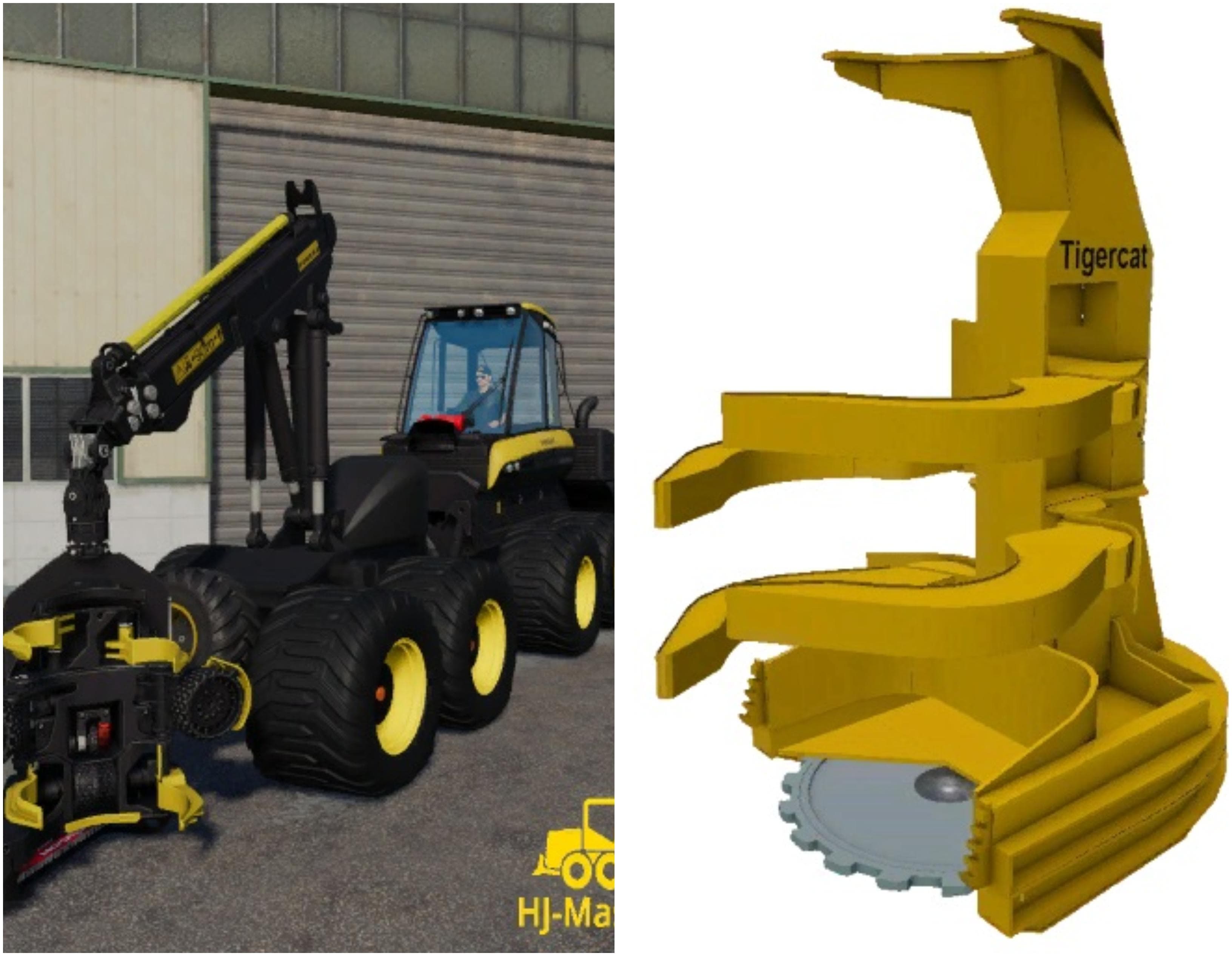Ponsse Bear 8w + Feller Buncher 2