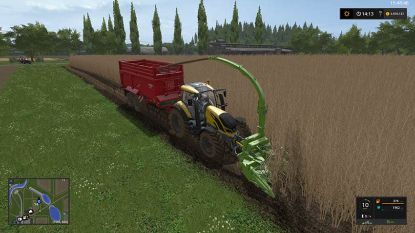 Poplar harvester for tractors [MP]
