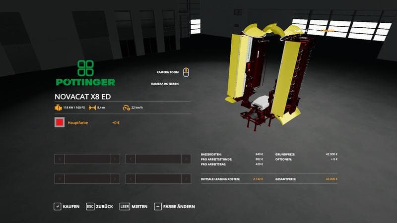 Pottinger NovaCat X8ED