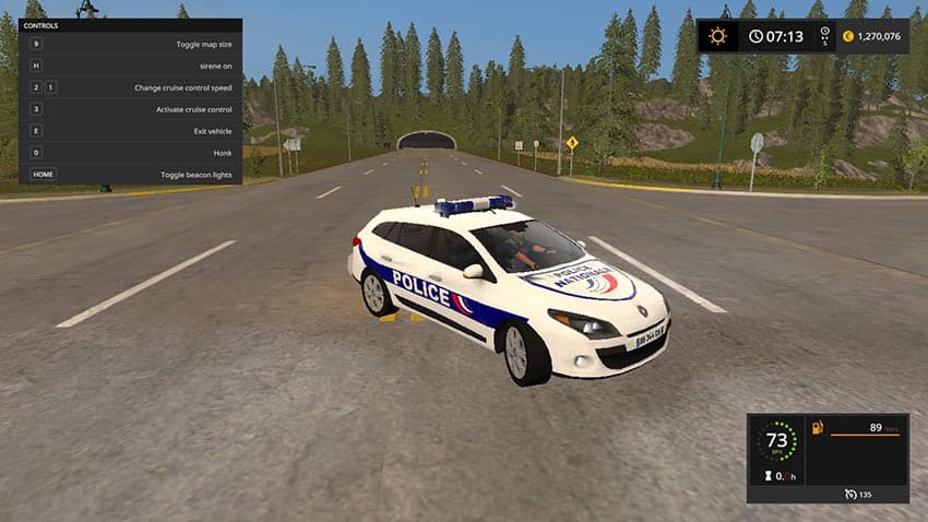 RENAULT MEGANE 3 ESTATE POLICE NATIONALE