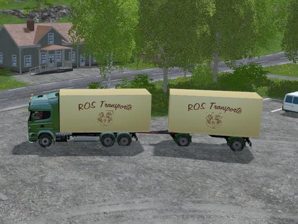 ROS Truck Scania and Trailer beta [SP] 2