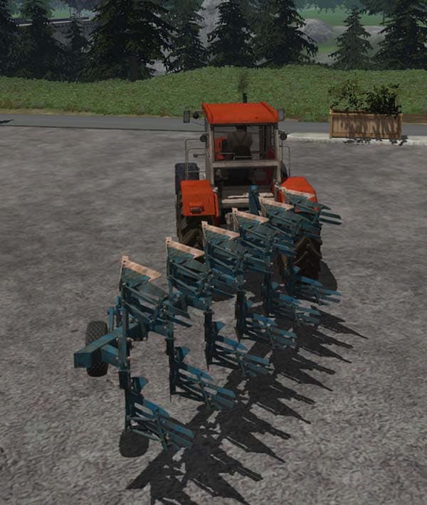 Rabe Werk 6 furrow plow [MP]