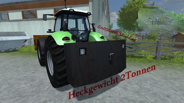 Rear weight 2Tonnen [MP] 2