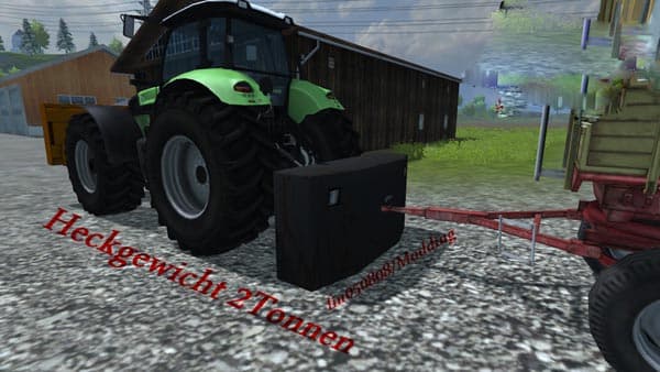 Rear weight 2Tonnen [MP] 2
