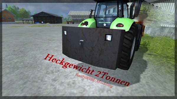 Rear weight 2Tonnen [MP]