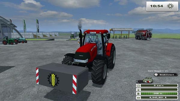 Rear weight 4 tons