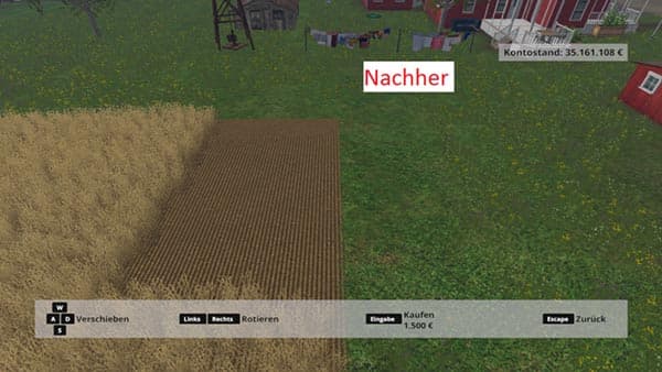 Remove grass [SP]
