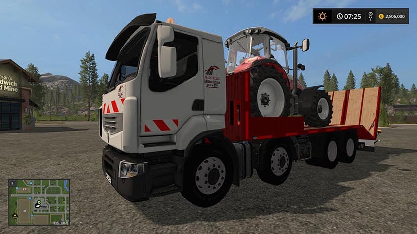 Renault Tieflader Rampen 3
