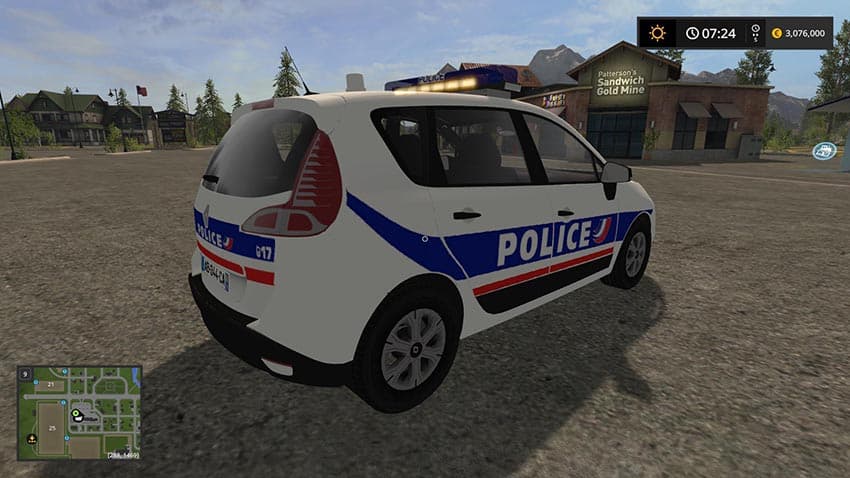 Renault scenic police national 3