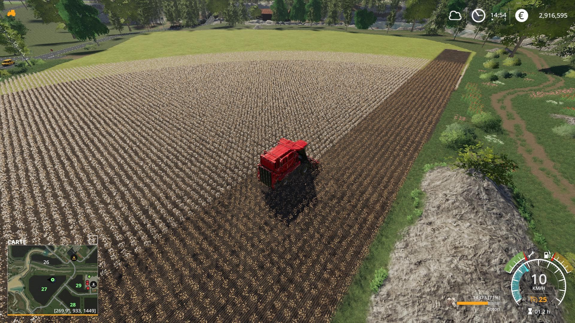 Rendement cotton 2