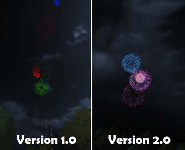 Repositionable fireworks [MP] 2