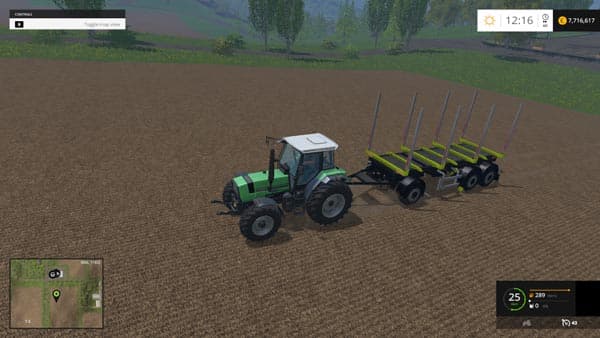 Riedler wood trailer