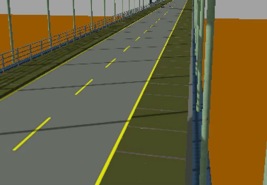 Road and railroad