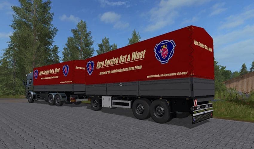 Rotary platform Bale trailer [MP] 2
