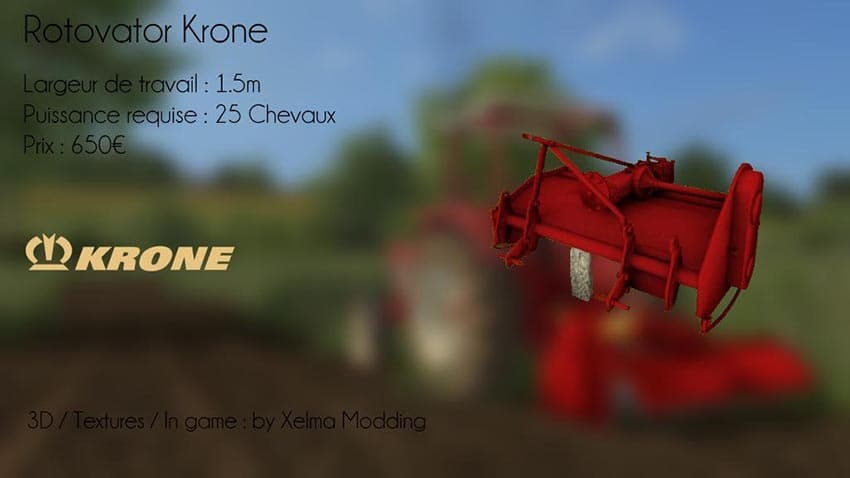 Rotovator Krone 3