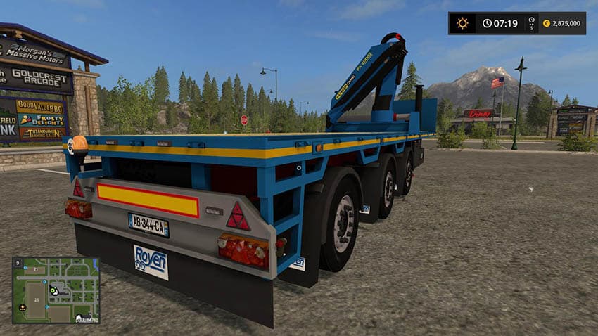 Royen Flatbed trailer 2