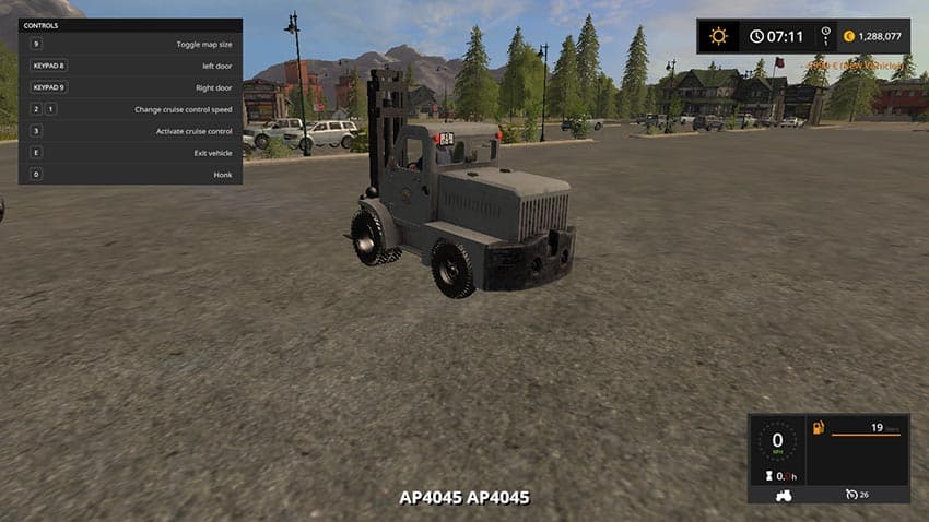 Russischer Gabelstabler AP4045 2