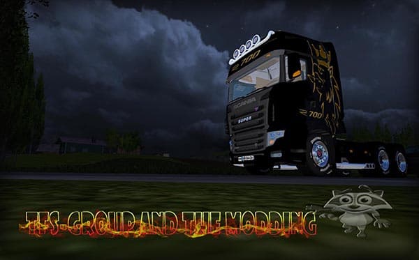 SCANIA BLEU BLACK 700EVO 3