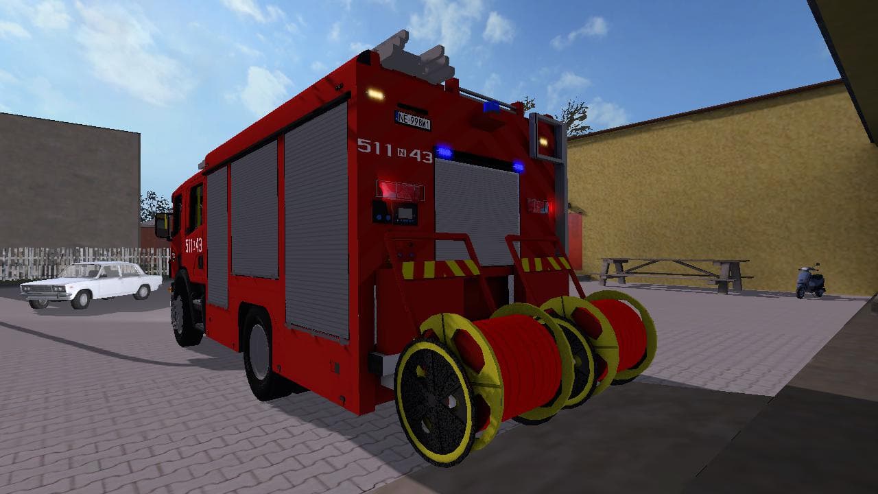 SCANIA GBA Z ZABUDOWĄ W SKRYTKACH