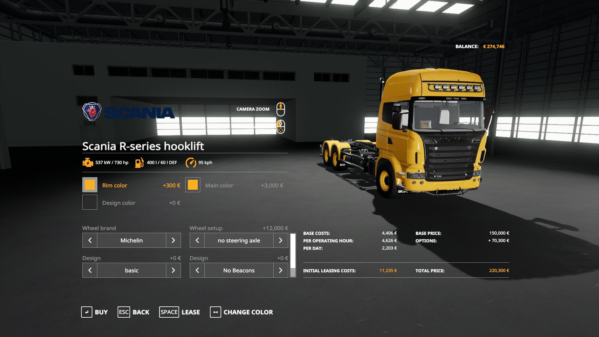SCANIA R-SERIES HOOKLIFT