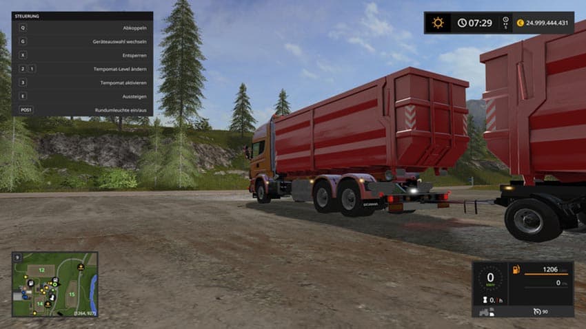 SCANIA HKL with rail Trailer [MP]